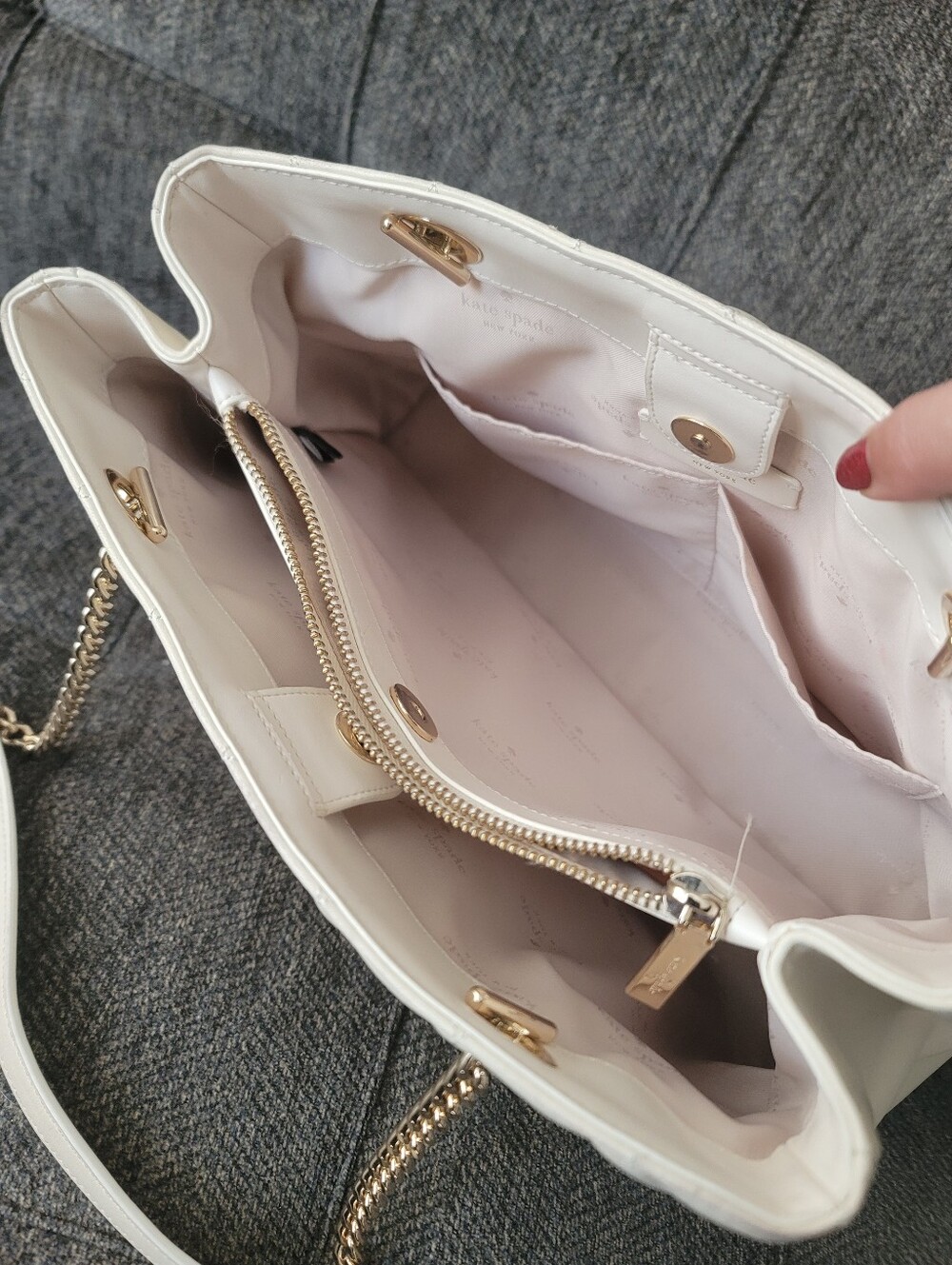 Kate Spade Carey Quilted Leather Tote - Picture 15 of 16